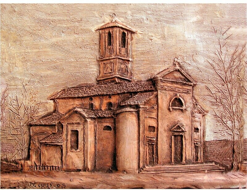 Bassorilievo in Cotto Chiesa S. Quirico e Giuditta - Ternate (VA)