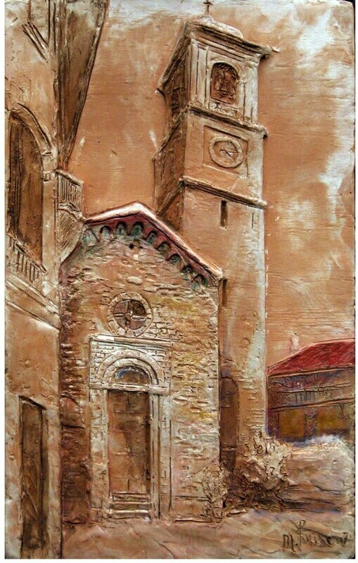 Bassorilievo in Cotto Chiesa di S. Ambrogio Varese