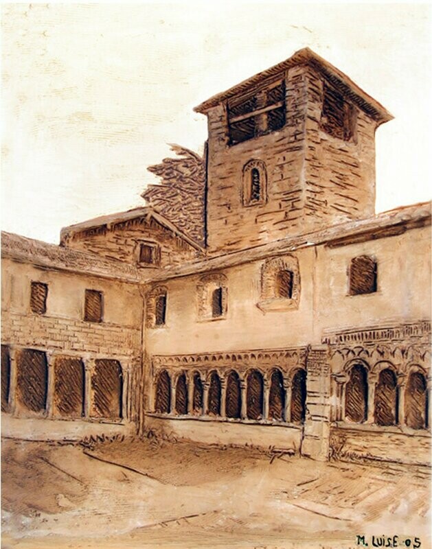 Bassorilievo in Cotto Chiostro di Voltorre Varese