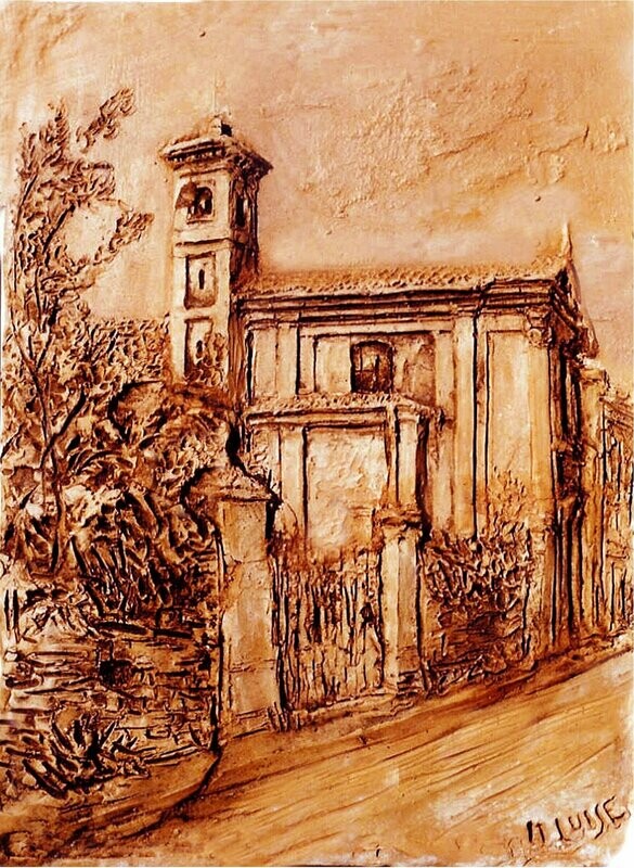 Bassorilievo in Cotto Chiesa S. Rocco - Busto Arsizio (VA)
