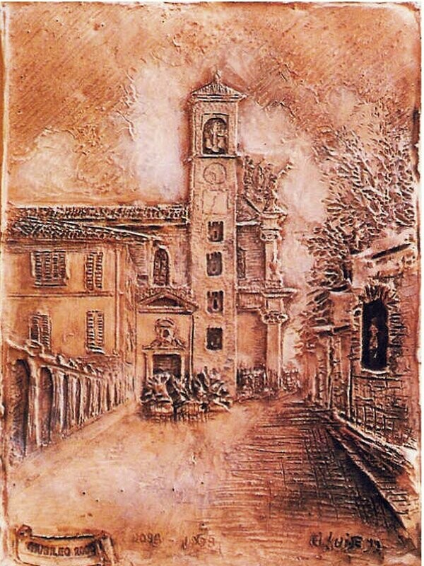 Bassorilievo in Cotto Chiesa S. Michele - Busto Arsizio (VA)