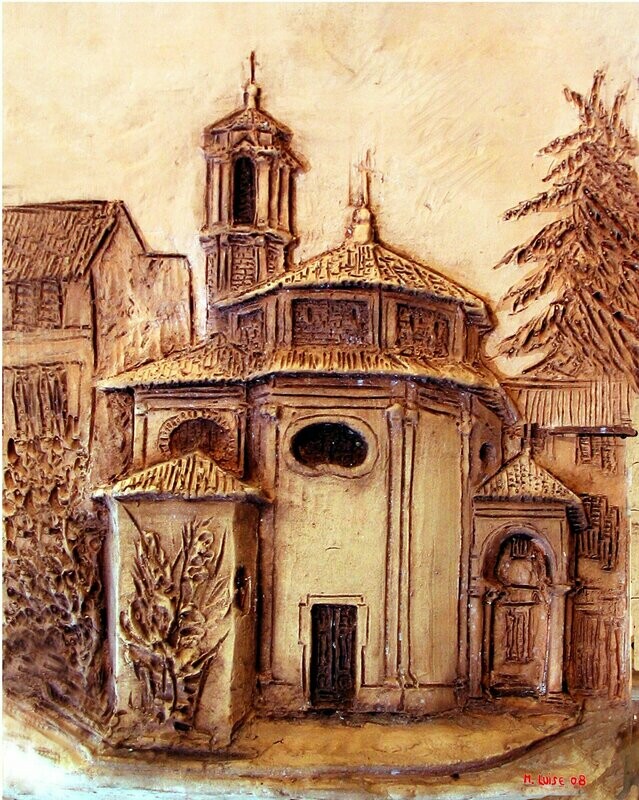 Bassorilievo in Cotto Tempio Civico S. Anna - Busto Arsizio (VA)