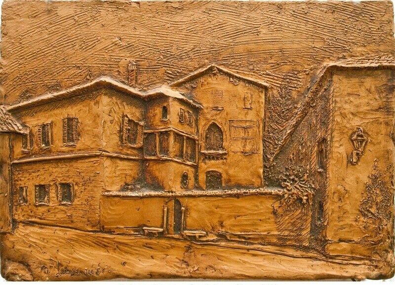 Bassorilievo in Cotto Palazzo Branda - Castiglione Olona (VA)