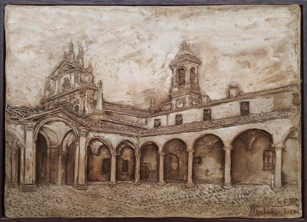 Bassorilievo in Cotto La Certosa di Garegnano - Milano