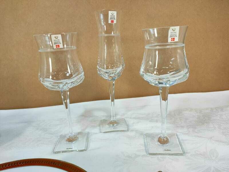 Servizio Calici Cristallo 24% al Piombo Tulipano 36 pz - Holme Sweden - GIC021