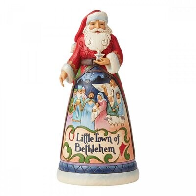 CANZONE BABBO NATALE  H 25 - 6008873 -JIM SHORE