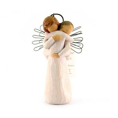 ANGEL EMBRACE - ORNAMENT H. 12.5 - 26089