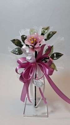 Vasetto con Fiori di Vetro, Profumatore - VP1/A37