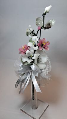 Vasetto con Fiori di Vetro, Profumatore - VP3/A21, A40, A44