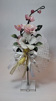 Vasetto con Fiori di Vetro, Profumatore - VP2/A21, A37, A50