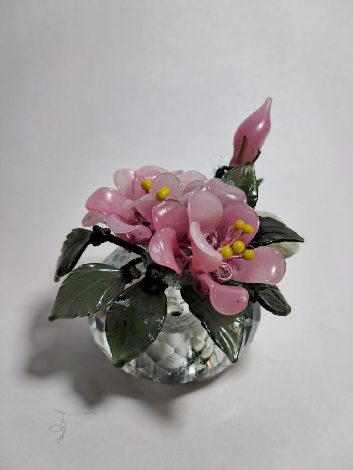 Cipolla di Cristallo con fiori di vetro. CP6/2A37