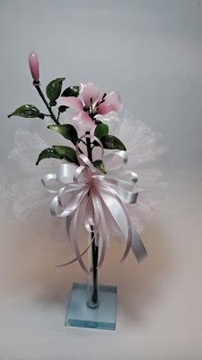 Vasetto con Fiore di Vetro, Profumatore -VP2/A2000