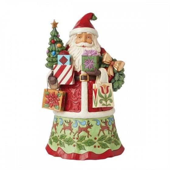 SANTA WITH GIFT H 26 cm - 6015501 - Jim Shore