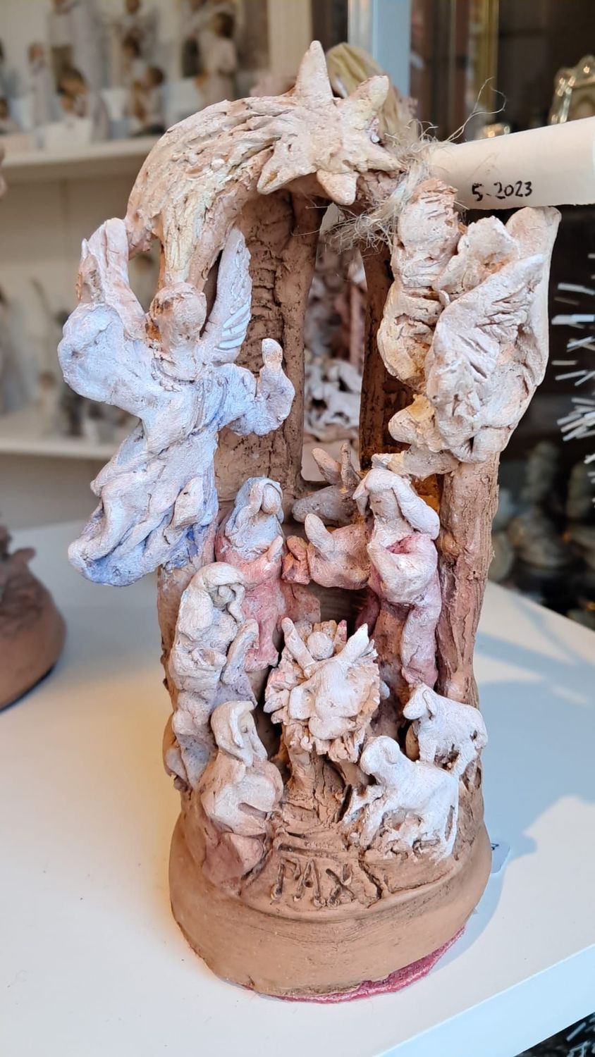 Presepe in Cotto, con Angelo - 2023/P5