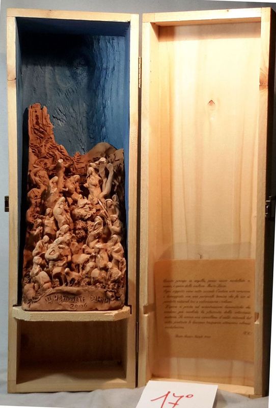 Presepe in Cotto, in Bauletto Legno 2006/P1