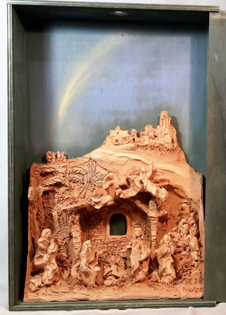 Presepe in Cotto, in Scatola Legno - 2007/P10