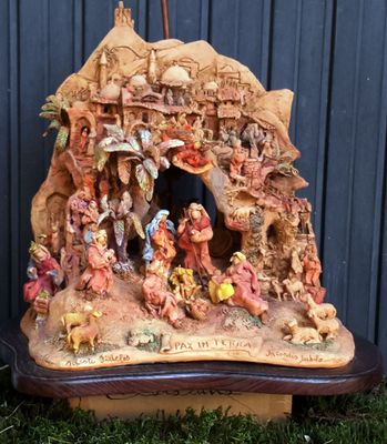 Presepe in Cotto, con Paesaggio Orientale - 2010/P6 Presepe in Cotto, con Paesaggio Orientale - 2010/P6