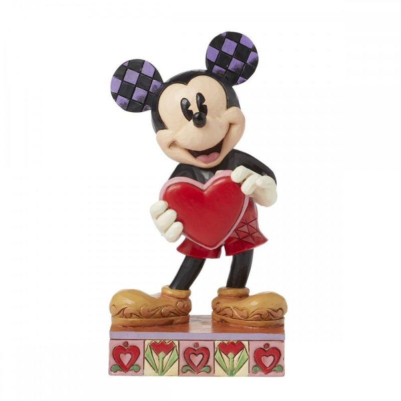 MICKEY WITH HEART- 6016329 -12,5 cm Disney Traditions