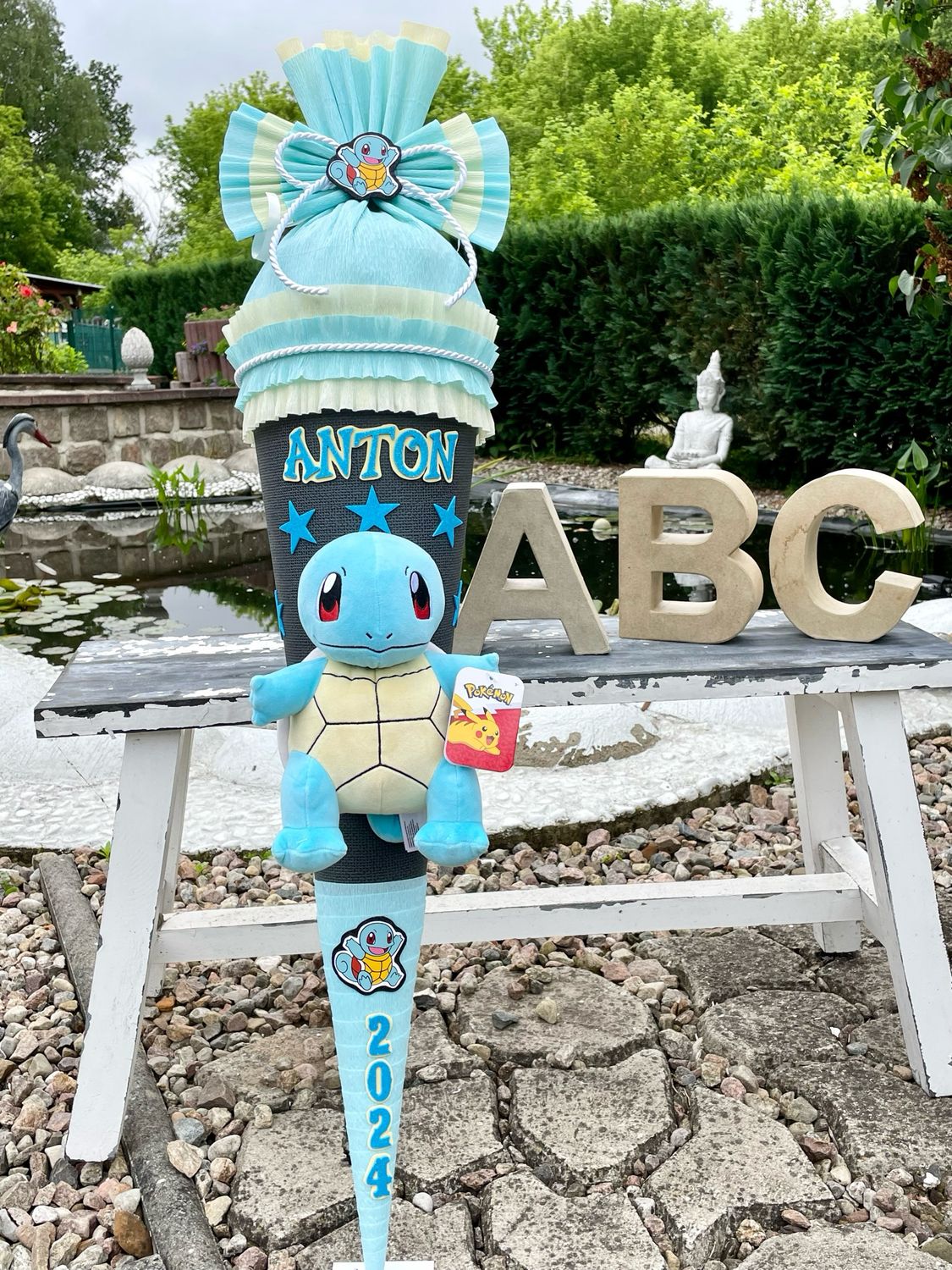 Schultüte Zuckertüte mit Schultüte Zuckertüte Schiggy Pikachu Plüsch