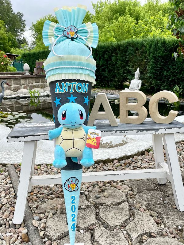 Schultüte Zuckertüte mit Schultüte Zuckertüte Schiggy Pikachu Plüsch Schultüte Zuckertüte mit Schultüte Zuckertüte Schiggy Pikachu Plüsch