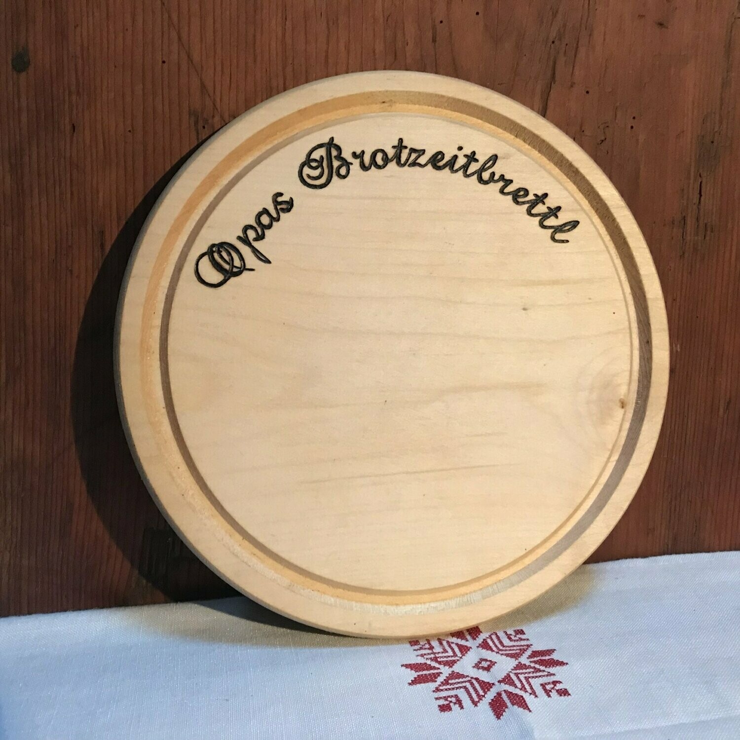 Schinkenteller mit Saftrille - Durchmesser 30 cm