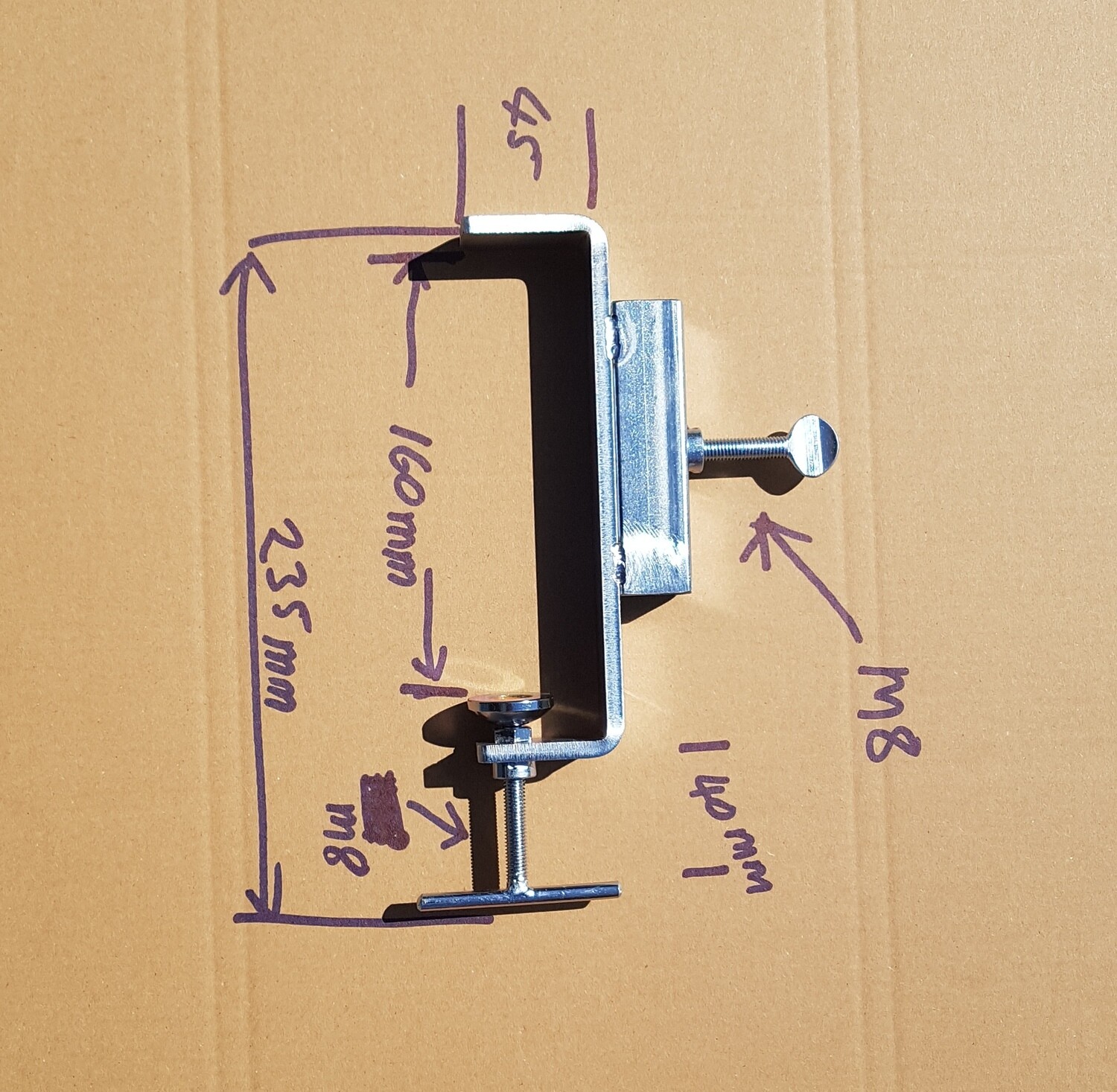 Dean type clamp Add on clamp