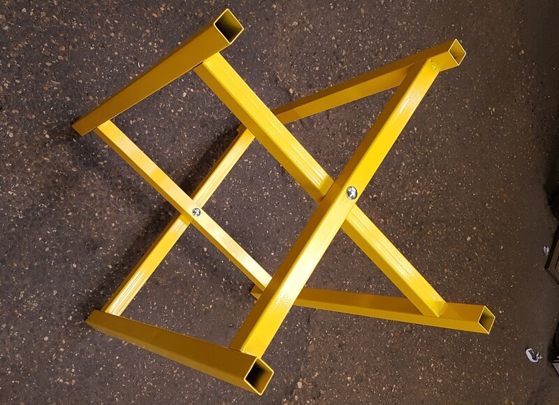 Special order as discussed skis and t clamps blue