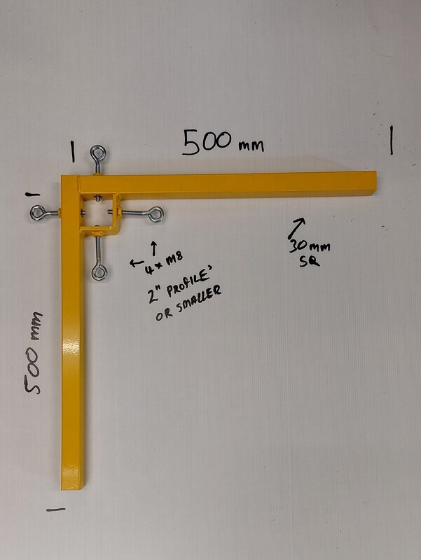 Block Dolly 500mm x 500mm  (To suit new build regs)