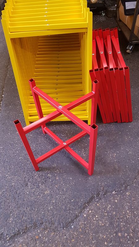 Spot Board Stands 500mm high in Red