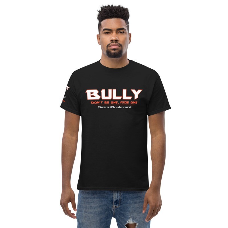 Bully Men&#39;s 2 sided Tee w/ right sleeve print