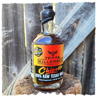 Chipotle infused raw honey - 19 0z