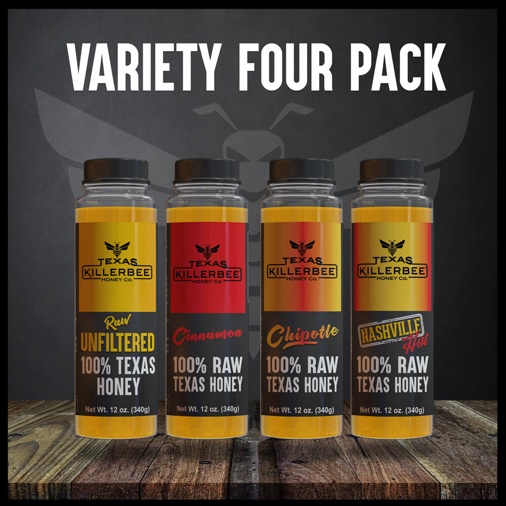 Variety Four Pack - Killerbee Honey