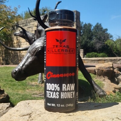 Cinnamon infused raw honey - 12oz Cinnamon infused raw honey - 12oz