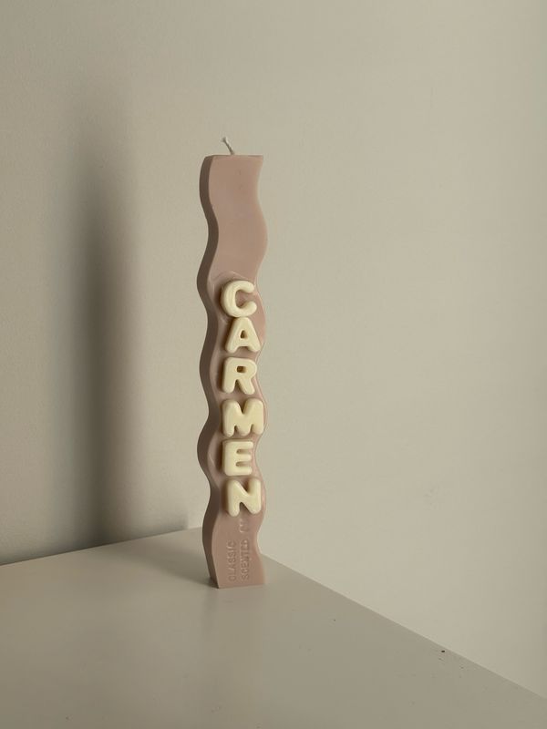 Vela clásica personalizada