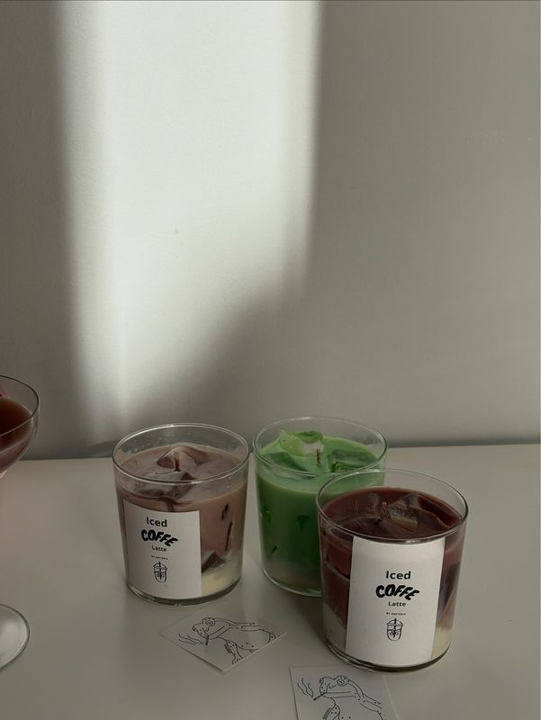 Iced coffe latte