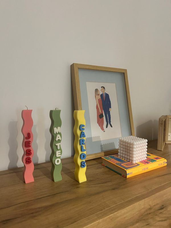 Vela clásica personalizada