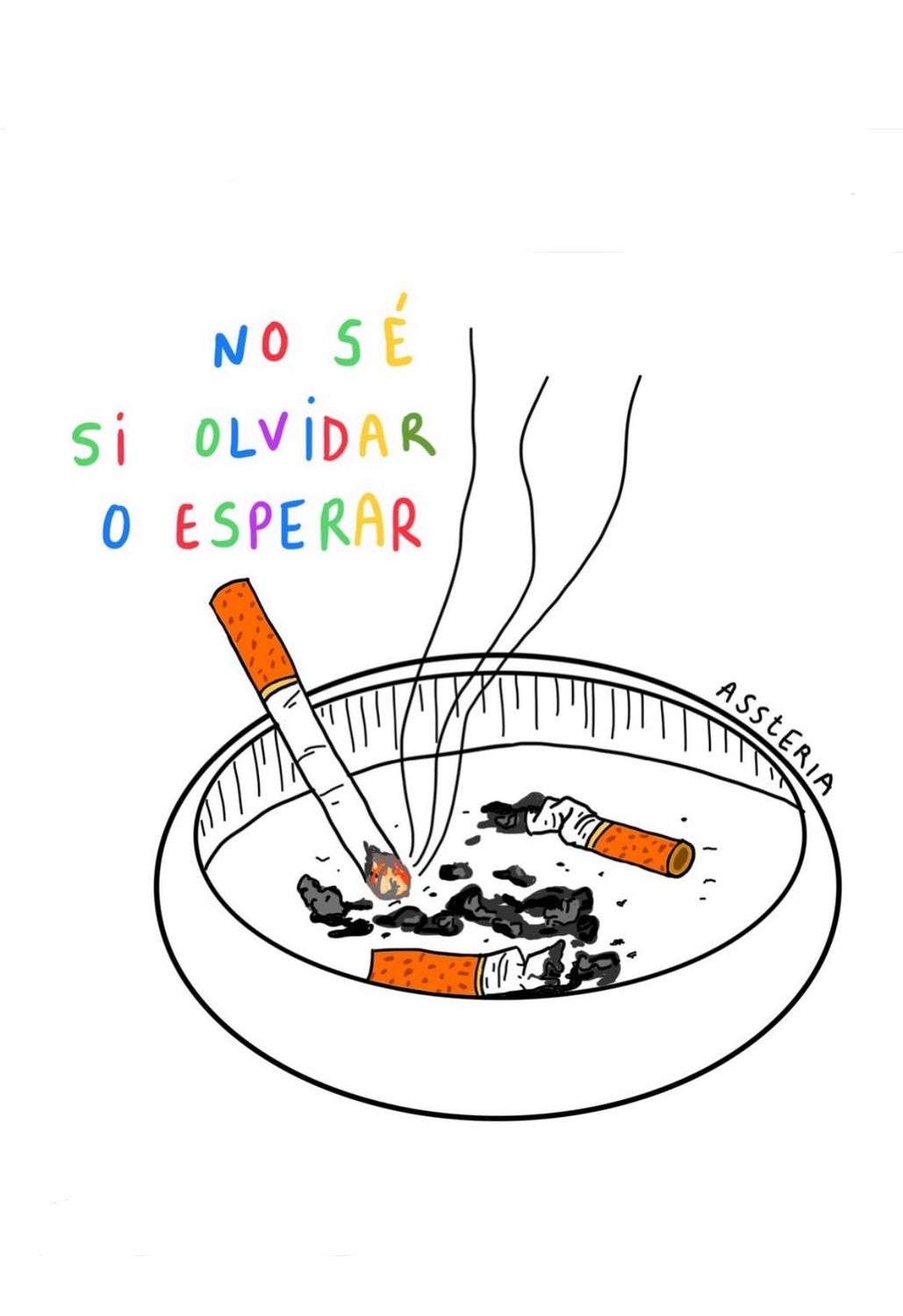 LÁMINA OLVIDAR O ESPERAR