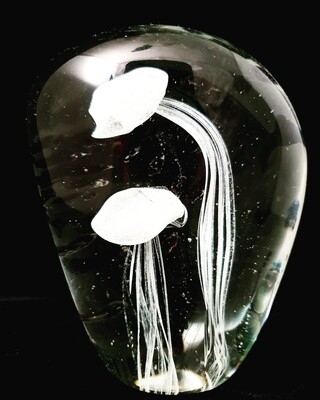 White Twin Jellyfish * Glow in the Dark 