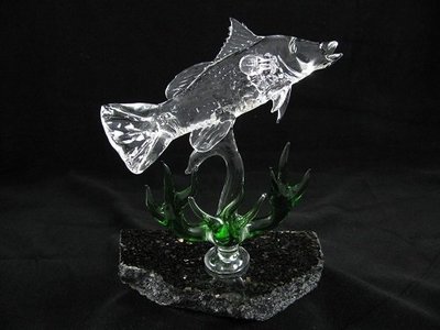 Barramundi with Mangroves on Granite Base