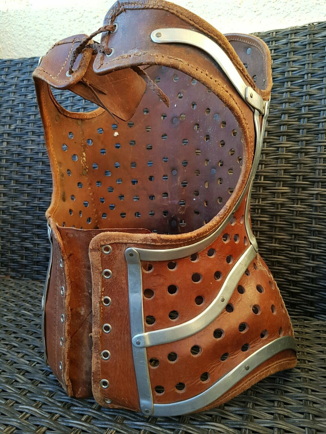 Original Antique Medical Leather Corset Scoliosis