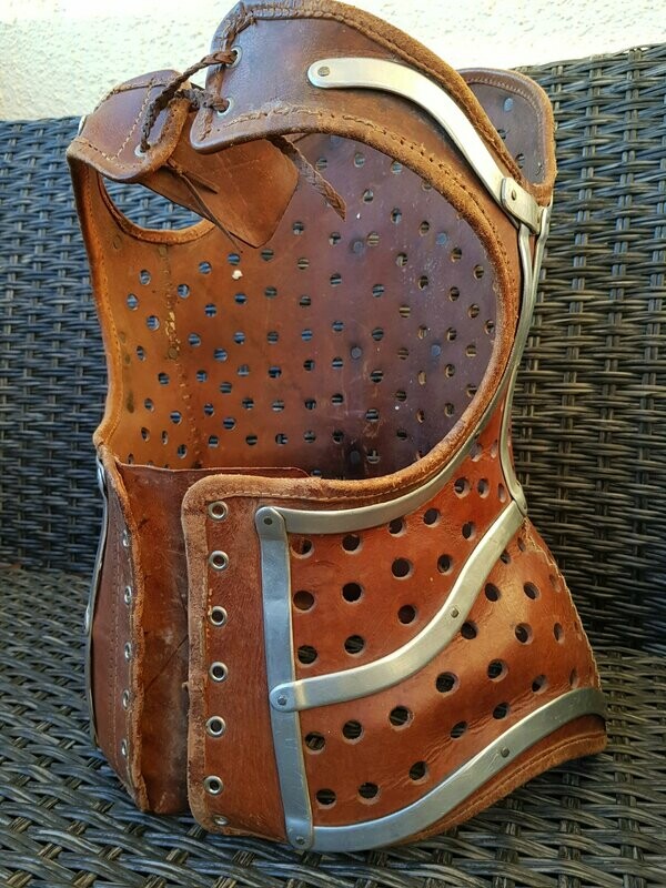 Original Antique Medical Leather Corset Scoliosis