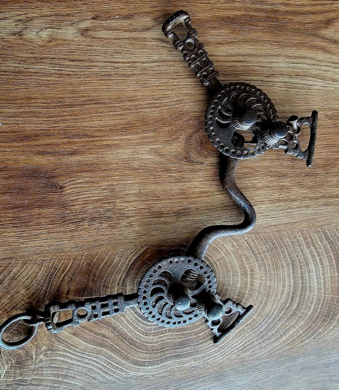 Antique Spanish or Brazilian 18th or 17th century Horse bit Unusual and Rare