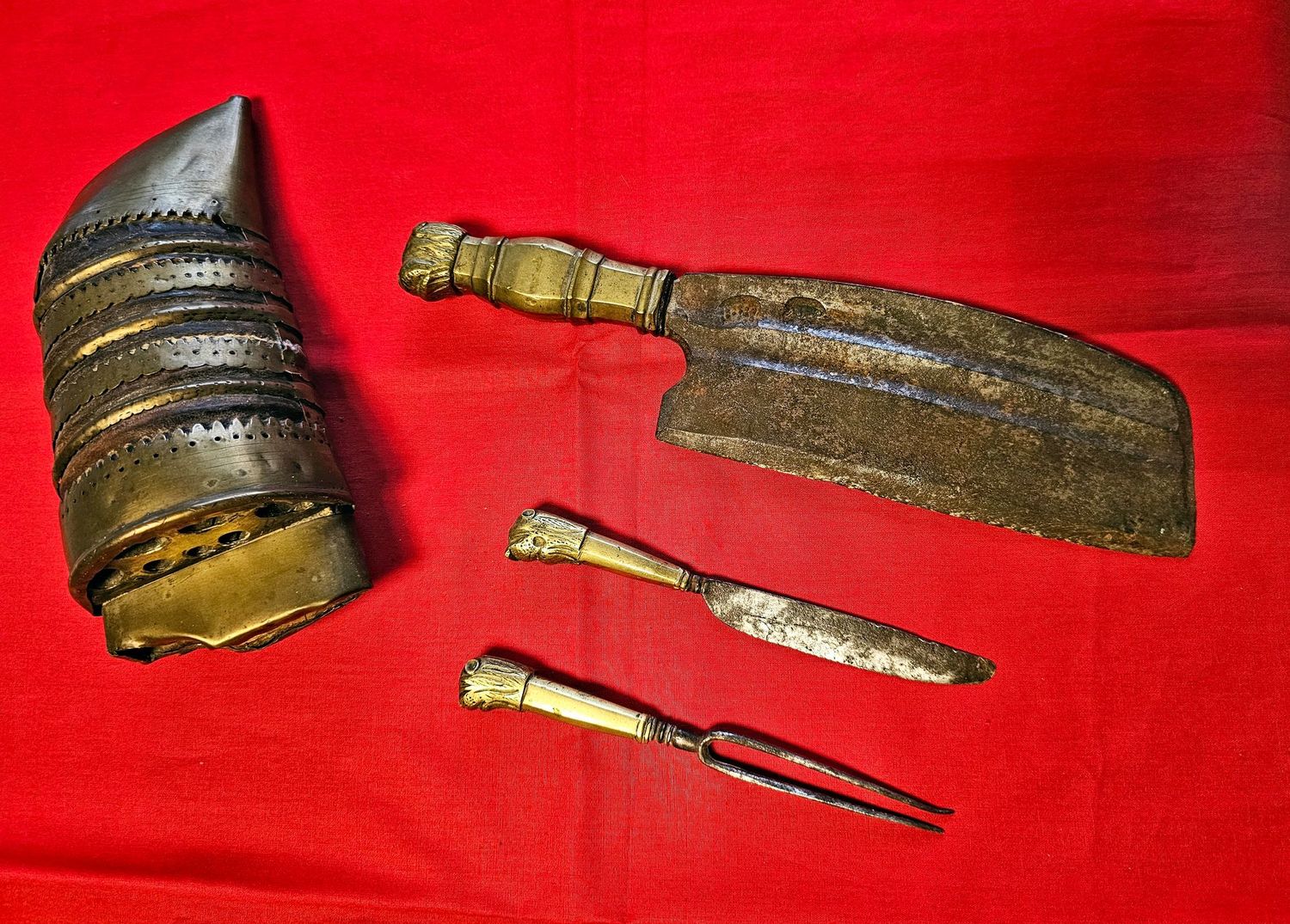 Rare Hunting Cleaver Set
