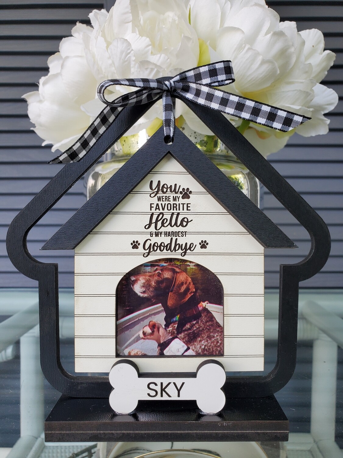 Pet Photo Memorial Hanging Ornament Display