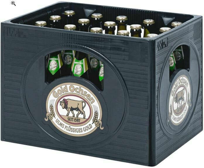 1 x Kiste Gold Ochsen Kristallweizen 20 x 0,5l (Mehrweg)