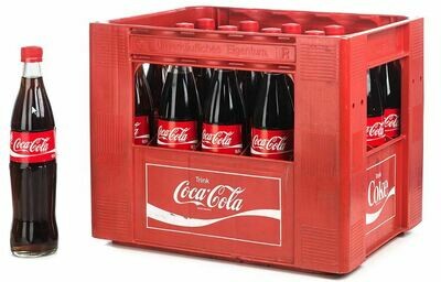 1 x Coca Cola 20x0,5l (Mehrweg Glas)