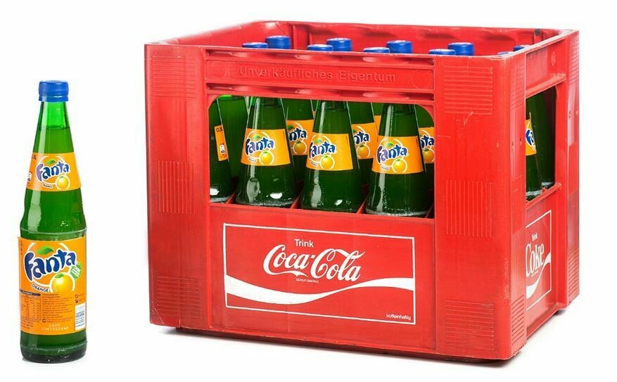1 x Fanta Orange 20x0,5l (Mehrweg Glas)