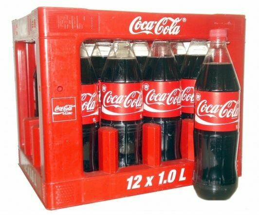 1 x Kiste Coca Cola 12x1 L (Mehrweg PET) 1 x Kiste Coca Cola 12x1 L (Mehrweg PET)