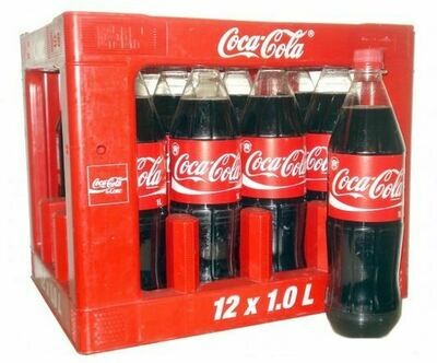 1 x Kiste Coca Cola 12x1 L (Mehrweg PET)
