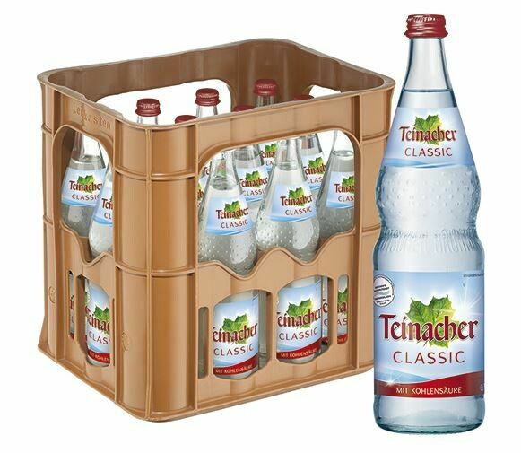 1 x Kiste Teinacher Classic 12 x 0,7 L (Mehrweg Glas)